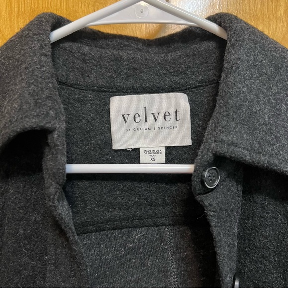 Velvet by Graham and Spencer Collared Button Up Sweater - Picture 2 of 5